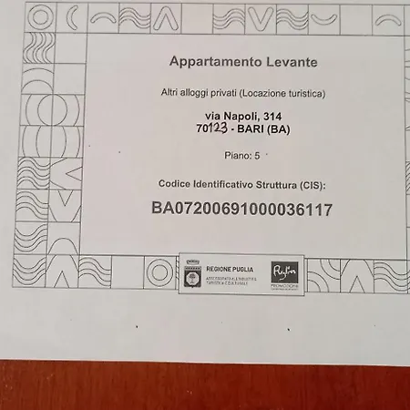 Apartament Levante